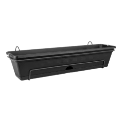 Ingemaakte Serie Winkel 25 Balkonbak Elho Green Basics Allin1 70cm - Living Black