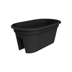 Ingemaakte Serie Winkel 16 Balkonbak Elho Green Basics Flower Bridge 55cm - Living Black