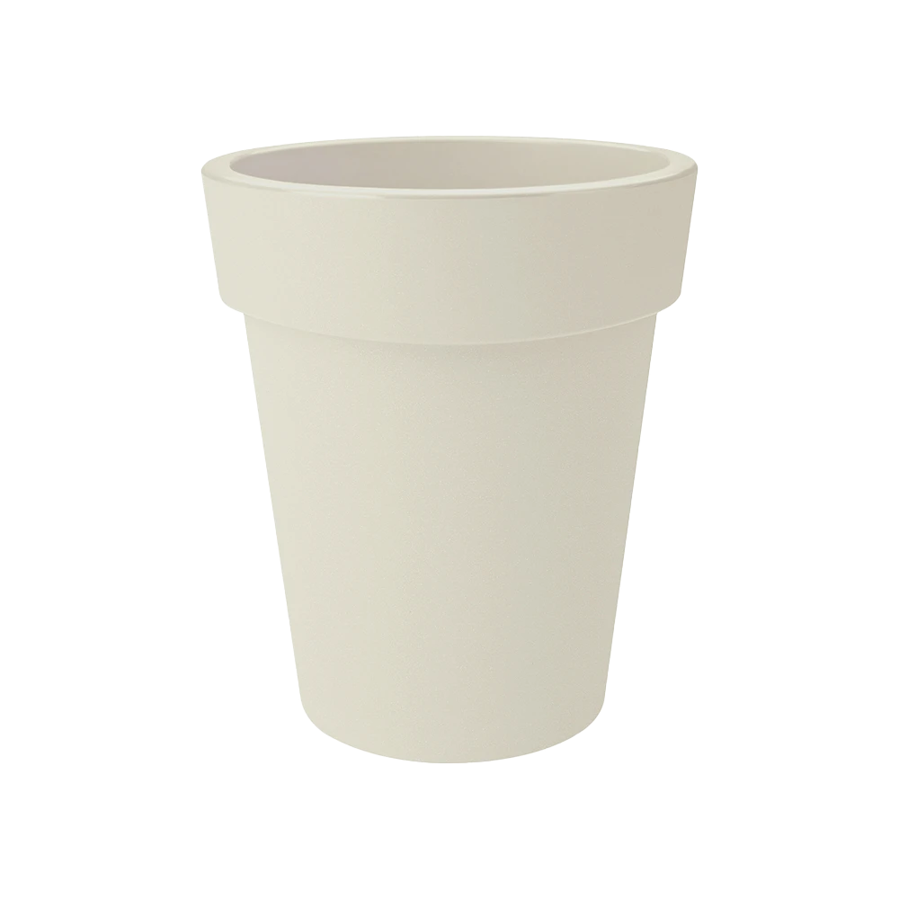 Bloempot Elho Green Basics Top Planter Hoog 35cm - Katoen Wit -Ingemaakte Serie Winkel green basics top planter hoog 35cm bloempot katoen wit 1 7
