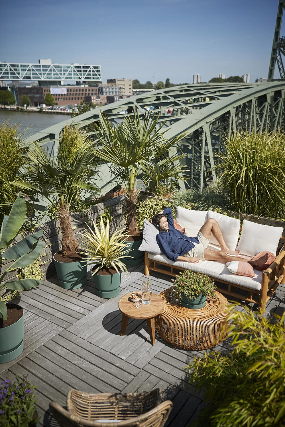 Bloempot Greenville Rond 30cm - Bladgroen Elho Bloempot Greenville Rond 30cm - Bladgroen -Ingemaakte Serie Winkel greenville rond 30cm bloempot bladgroen 6 13