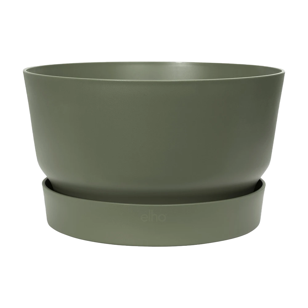 Plantenschaal Elho Greenville 33cm - Bladgroen Plantenschaal Elho Greenville 33cm - Bladgroen -Ingemaakte Serie Winkel greenville schaal 33cm bloempot bladgroen 1 8