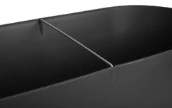Bloembak Elho Greenville Terrace 60cm - Met Wielen - Living Black -Ingemaakte Serie Winkel greenville terrace trough 60cm wheels plantenbak living black 6 13