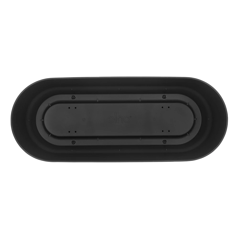 Bloembak Elho Greenville Terrace Long 50cm - Met wielen - Living black Bloembak Elho Greenville Terrace Long 50cm - Met Wielen - Living Black -Ingemaakte Serie Winkel greenville trough long 50 plantenbak living black 3 7