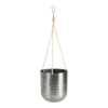 Hangpot Kody - D17 X H20cm - Lood -Ingemaakte Serie Winkel hangpot kody d17 h20 lood hangpot lood 1 7