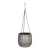 Hangpot Mira - D16 X H14cm - Wit 2 Hangpot Mira - D16 X H14cm - Wit -Ingemaakte Serie Winkel hangpot mira d16 h14cm industrieel wit hangpot 1