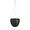 Hangpot Tusca - D22.5 X H19.5cm - Donkergrijs -Ingemaakte Serie Winkel hangpot tusca d22 5 h19 5 donkergrijs hangpot 1 5