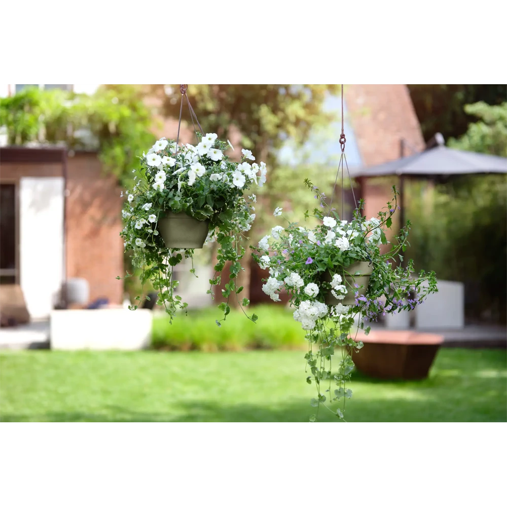 Hangschaal Vibia Campana 26cm - Saliegroen Elho Hangschaal Vibia Campana 26cm - Saliegroen -Ingemaakte Serie Winkel hangschaal vibia campana 26cm saliegroen hangpot saliegroen 4 1