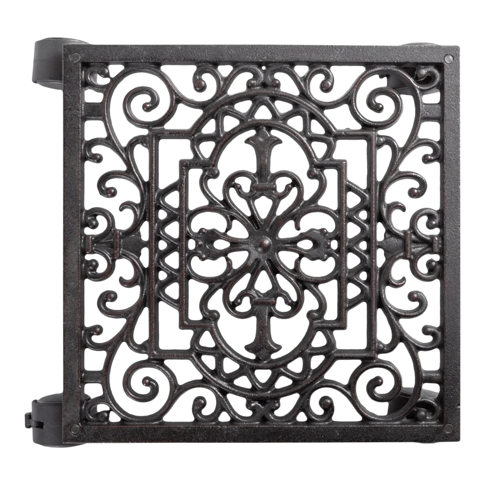 Indoor Gietijzeren Vierkante Plantentrolley L - Esschert's Garden -Ingemaakte Serie Winkel indoor gietijzeren vierkante plantentrolley l esschert s garden plantentrolley 2