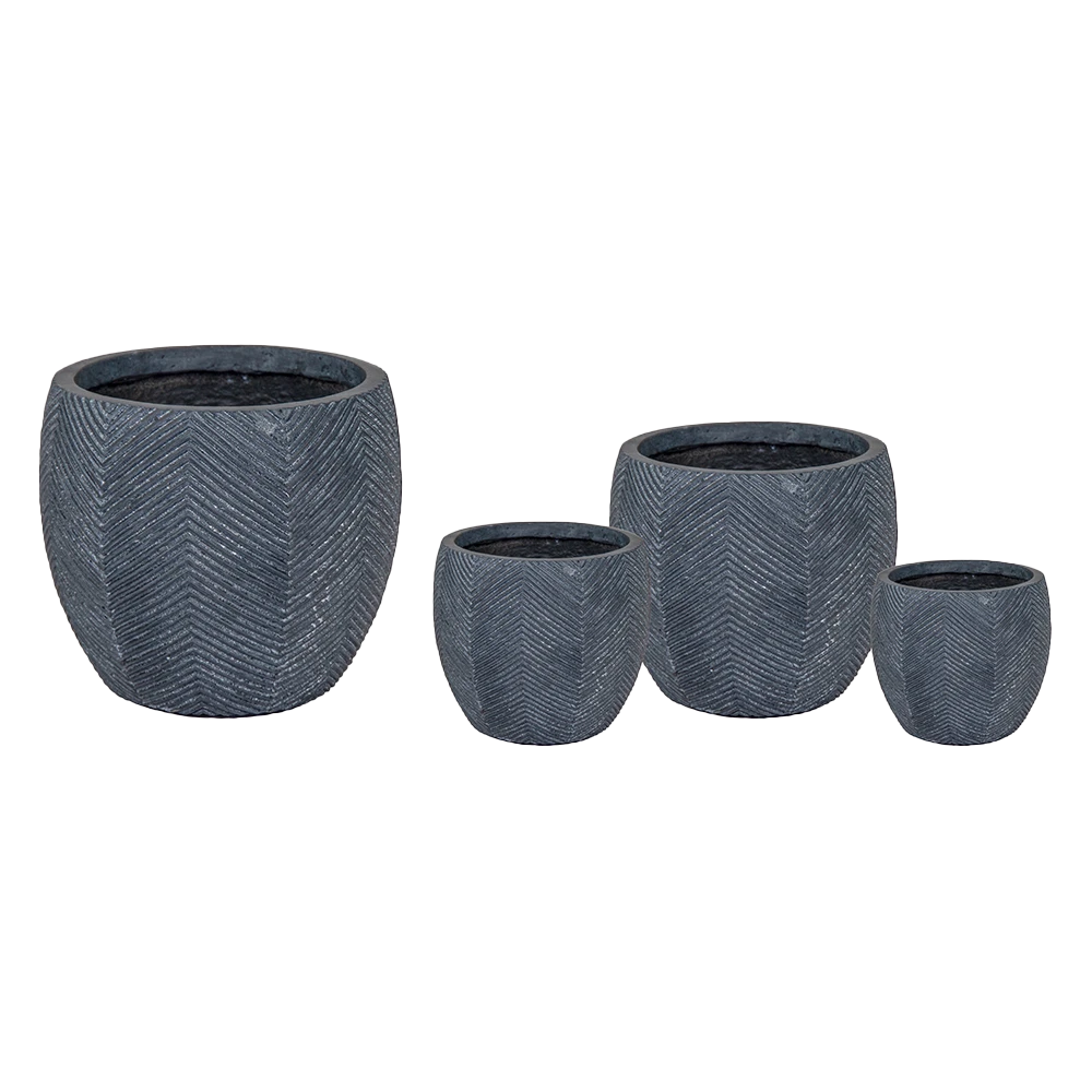 Bloempot Iowa Bullet - d57 x h50.5cm - Donkergrijs Bloempot Iowa Bullet - D57 X H50.5cm - Donkergrijs -Ingemaakte Serie Winkel iowa bullet graphite d57h505 bloempot 6 5