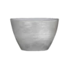Bloempot Lester Ovaal - L30 X B17 X H19cm - Lichtgrijs -Ingemaakte Serie Winkel lester pot ovaal lgrijs l30xb17xh19cm bloempot 1 4