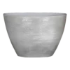 Bloempot Lester Ovaal - L40 X B20 X H27cm - Lichtgrijs -Ingemaakte Serie Winkel lester pot ovaal lgrijs l40xb20xh27cm bloempot 1 4
