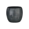 Bloempot Lester - D20 X H18cm - Donkerblauw -Ingemaakte Serie Winkel lester pot rond d blauw h18xd20cm bloempot 1 4