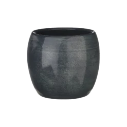 Bloempot Lester - D20 X H18cm - Donkerblauw