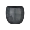 Bloempot Lester - D24 X H22cm - Donkerblauw -Ingemaakte Serie Winkel lester pot rond d blauw h22xd24cm bloempot 1 4