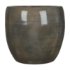 Bloempot Lester - D38 X H35cm - Donkergrijs -Ingemaakte Serie Winkel lester pot rond dgrijs h35xd38cm bloempot 1 4
