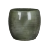 Bloempot Lester - D28 X H26cm - Groen -Ingemaakte Serie Winkel lester pot rond groen h26xd28cm bloempot 1 4