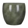 Bloempot Lester - D38 X H35cm - Groen -Ingemaakte Serie Winkel lester pot rond groen h35xd38cm bloempot 1 4