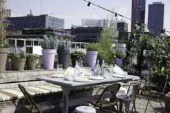 Bloempot Elho Loft Urban Rond Hoog 35cm - Antraciet -Ingemaakte Serie Winkel loft urban rond hoog 35 bloempot antraciet 6 15