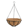 Metalen Hanging Basket 30cm - Incl. Ketting En Kokosinlegvel -Ingemaakte Serie Winkel metalen hanging basket 30cm incl ketting en kokosinlegvel hanging basket 1