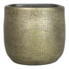 Muur Bloempot Mira - D18 X H16cm - Goud -Ingemaakte Serie Winkel muurpot mira d18 h16cm industrieel goud muurpot 1