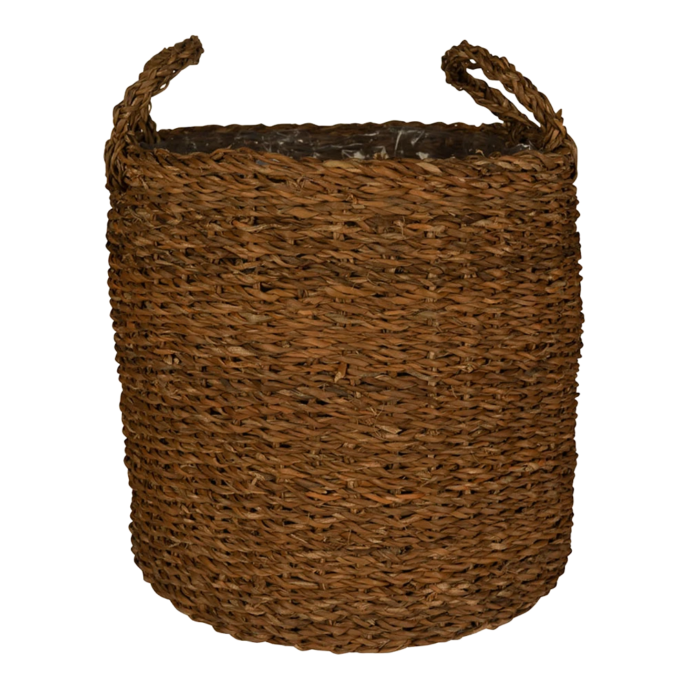 Plantenmand Joris - d33 x h31cm - Camel Plantenmand Joris - D33 X H31cm - Camel -Ingemaakte Serie Winkel