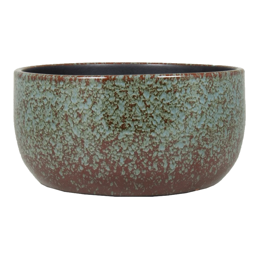 Plantenschaal Sepp - d35 x h17cm - Blauw Plantenschaal Sepp - D35 X H17cm - Blauw -Ingemaakte Serie Winkel