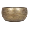 Plantenschaal Steef - D27 X H14cm - Industrieel Goud -Ingemaakte Serie Winkel plantenschaal steef d27 x h14cm industrieel goud plantenschaal 1 1