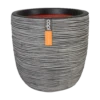 Capi Bloempot Bol Nature Rib NL - D43 X H41cm - Antraciet -Ingemaakte Serie Winkel pot bol rib nl 43x41 antraciet bloempot 1 6