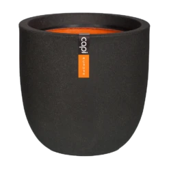 Capi Bloempot Bol Urban Smooth NL - D43 X H41cm - Zwart