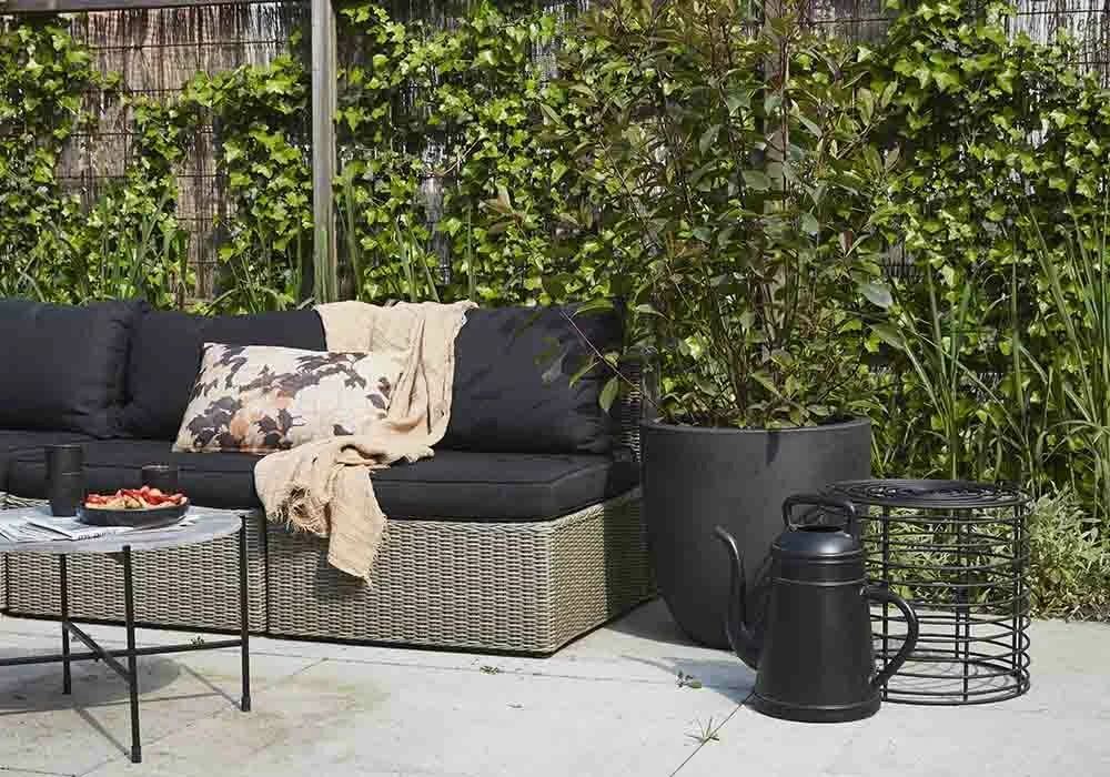 Capi Bloempot bol Urban Smooth NL - d54 x h52cm - Zwart Capi Bloempot Bol Urban Smooth NL - D54 X H52cm - Zwart -Ingemaakte Serie Winkel