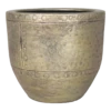 Bloempot Fien - D19 X H17cm - Goud -Ingemaakte Serie Winkel pot fien d19 h17cm industrieel goud bloempot 1 5