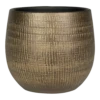 Bloempot Ryan - D22 X H20cm - Shiny Gold -Ingemaakte Serie Winkel pot ryan shiny gold d22 h20 bloempot 1