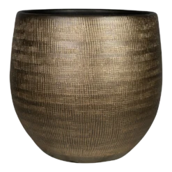 Bloempot Ryan - D42 X H38cm - Shiny Gold