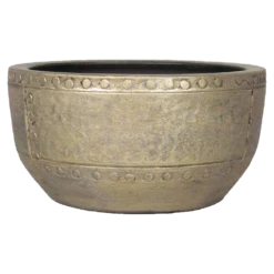 Plantenschaal Fien - D24 X H12cm - Goud