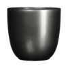 Bloempot Tusca - D35 X H31.5cm - Antraciet -Ingemaakte Serie Winkel tusca pot rond antraciet h31 5xd35cm bloempot 1 4