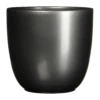 Bloempot Tusca - D39 X H34.5cm - Antraciet -Ingemaakte Serie Winkel tusca pot rond antraciet h34 5xd39cm bloempot 1 4