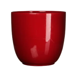 Bloempot Tusca - D31 X H28.5cm - Donkerrood