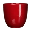 Bloempot Tusca - D35 X H31.5cm - Donkerrood 2 Bloempot Tusca - D35 X H31.5cm - Donkerrood -Ingemaakte Serie Winkel tusca pot rond d rood h31 5xd35cm bloempot 1 4