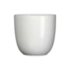 Bloempot Tusca - D25 X H23cm - Wit -Ingemaakte Serie Winkel tusca pot rond wit h23xd25cm bloempot 1 4