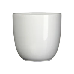 Bloempot Tusca - D28 X H25cm - Wit