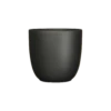 Bloempot Tusca - D25 X H23cm - Mat Zwart -Ingemaakte Serie Winkel tusca pot rond zwart mat h23xd25cm bloempot 1 4