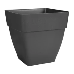 Bloempot Elho Vibia Campana Vierkant 37cm - Antraciet -Ingemaakte Serie Winkel vibia campana vierkant 37 plantenbak antraciet 2 8