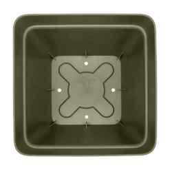 Bloempot Elho Vibia Campana Vierkant 37cm - Saliegroen -Ingemaakte Serie Winkel vibia campana vierkant 37 plantenbak saliegroen 3 8