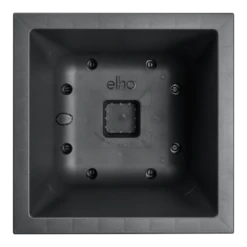 Elho Vivo Next Vierkant Wielen 40cm - Living Black -Ingemaakte Serie Winkel vivo next vierkant wielen 40cm living black 3 1